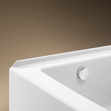 Kohler K-26108-LA-0 Entity 60" x 32" Alcove Bath, Left Drain, White