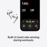 Apple AirPods Pro 3 Wireless Earbuds, Active Noise Cancellation, Live Translation, Heart Rate Sensing