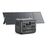 BLUETTI Elite 100 V2 Solar Generator with 200W Solar Panel (Ships Separately), Portable Power Station 1024Wh w/ 4 1800W AC Outlets, 35% Smaller, Ideal for Camping, Emergencies, Backup Power