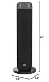 DREO Space Heater Indoor, 25" 11.5ft/s Fast Portable Room Heater with Remote and Thermostat, 3 Modes, Overheating & Tip-Over Protection, Electric Heaters for Indoor Use Large Room, Bedroom, Silver