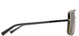 Dita MACH-ONE DT DRX-2030 V-GRY-BLK Matte Black/Matte Castle Rock Metal Aviator Sunglasses Grey Lens