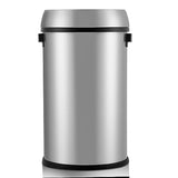 Heavy Duty Stainless Steel Kitchen Trash Can 65L/17 Gallon – Open Top, Commercial Grade Waste Bin