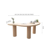 zhongxlla Standing Desk, Modern Minimalist Desk Solid Wood Office