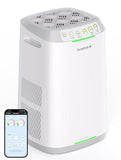Nuwave Oxypure Zero E500 Air Purifier with Washable Reusable Filters for Large Room | Smart Air Cleaners 99.9% Removal 0.1 Micron Particles