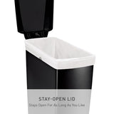 simplehuman 40 Liter / 10.6 Gallon Slim Kitchen Step Trash Can With Secure Slide Lock