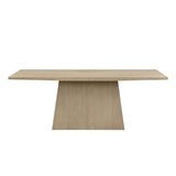 Christopher Knight Home Coadz 82 inch Wooden Dining Table, Modern Rectangular Kitchen Dinner Table for 6-8 People, Light Natural