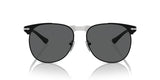 Persol PO1016S Sunglasses, Black/Dark Grey, 55 mm
