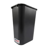 Rubbermaid Commercial Products Deskside Wastebasket/Trash Can, 10.25-Gallon/41-Quart, Black, Plastic, Pack of 4
