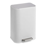 GarveeHome Bathroom Trash Can, 3.2 gal Stainless Steel Garbage Can with Lid
