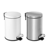 Cesun 1.2 Gallons Small Black Trash Can, Bathroom Garbage Can with Lid
