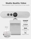 HD 1080p Webcam (510 FHD) - Monitor Camera with 4X Digital Zoom, 95° Wide Angle, 360° Rotation Pan & Tilt - Desktop Cam