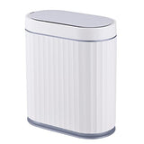 ELPHECO Bathroom Trash can Motion Sensor, Automatic Garbage can, Slim Plastic Smart Trash Bin with Lid