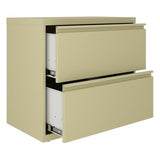 Hirsh 30 inch Wide 2 Drawer Lateral 101 File Cabinet in Putty, Fully Assembled