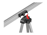 MasterVision FLX05101MV Telescoping Tripod Display Easel, Adjusts 38-Inch to 69-Inch High, Metal, Black