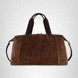 Vince Mens Suede Westmore Duffle Bag, Stylish & Versatile Accessory for Everyday & Travel