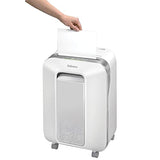 Jam-Proof Heavy-Duty Paper Shredder for Office, Shreds 12 Sheets Per Pass, White