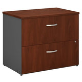 Bush Business Furniture Series C 2 Drawer Lateral File Cabinet in Hansen Cherry
