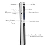 AOZBZ Portable Document Scanner - 900DPI Handheld Portable Scanner Image Scanner Scanning