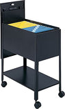 Safco Products Mobile Locking Legal File Cart 5353PT, Tan, Legal Size