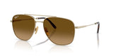 Ray-Ban Unisex Rb8097 William Titanium Square Sunglasses
