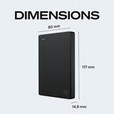 Seagate Portable 1TB External Hard Drive HDD – USB 3.0 for PC, Mac, PlayStation