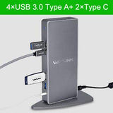 Case of 100,WAVLINK Aluminum Dual 4K USB 3.0 Universal Docking Station