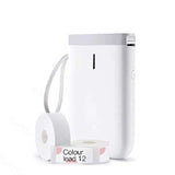 GRSJKRI Portable Thermal Label Printer Fast Printing Mall Home Office Use with Waterproof Label Paper
