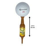 Unbreakable and Recyclable Plastic Tee 6 Pack - Golf Gift for Men - Bachelor Party (Twisted Tee)