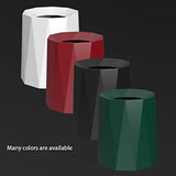 This 12L Round Plastic Trash Can - Versatile Bin for Bathroom