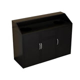 JOSOGO Modern Kitchen Waste Cabinet, Heavy-Duty Stainless Steel Trash Bin Station