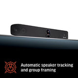 Bar for Large Conference Rooms Poly (Plantronics + Polycom) - Premium 4K Audio & Video Conferencing Solution - Camera, Speakers