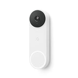 Nest Doorbell (Wired, 2nd Gen) - Wired Video Doorbell Camera - Doorbell Security Camera - Snow Google