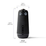 Meeting Owl 4+ 360-Degree, 4K Smart Video Conference Camera, Microphone, and Speaker (Automatic Focus, Zooming