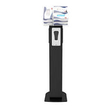 CTA Premium Heavy-Duty Secured Stand with Acrylic Glove, Mask Box & Contactless Soap or Hand Sanitizer Dispenser for Offices