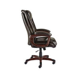 STAPLES® Westcliffe Ergonomic Leather Swivel Executive Chair, Brown (50219R-CC)