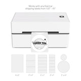 Core Innovations Bluetooth Thermal 4x6 Shipping Label Printer Bundle