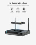 Hiseeu 5MP Outdoor WiFi Security Camera System, 10CH 8-Camera Kit