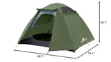 Forceatt 4 Person Camping Tent, Professional Waterproof & Windproof. Lightweight Backpacking Tent Suitable for Camping,Hiking, Outdoor, Mountaineering and Travel