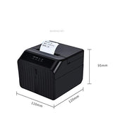 GRSJKRI Desktop 58mm Thermal Label Printer Wired Barcode BT Connection Support ESC/POS