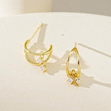 YOIHUR Gold Studs Earrings for Women Dainty Cubic Zirconia Flat Back Earrings 14K Plated Hypoallergenic Lightweight Minimalist Gold Earrings Jewelry Gifts for Women