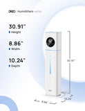 DREO HM735S 11L Smart Humidifier Large Room 700 ft², 100H Cool Mist Air Humidifiers for Bedroom, Top-Fill, Clean Tank Technology, 26dB, Auto Mode, Aroma Box, RGB, Remote & APP Control, Baby, Blue