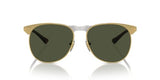 Persol Unisex 649 Iron Aviator Sunglasses