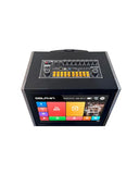 Dolphin Karaoke Box 2100R Rechargeable Portable Karaoke Machine – 2 Wireless Mics, 14" Touchscreen, Dual 10" Speakers, Voice Modulation, Bluetooth, USB, TF, FM, AUX, LED Lights PA System Sing & Stream