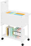 Rolling File Cart with Wheels Hanging Files,Rolling File Cabinet Organizer