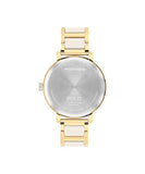 Movado Bold Women's Gold-Plated Crystal-Set Watch
