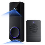 WYZE Wireless Duo Cam Video Doorbell (Chime Included), Battery Powered, 2K Full HD Video