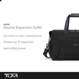 TUMI - Alpha Double Expansion Duffel - Business & Weekend Travel Duffel Bag