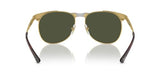 Persol Unisex 649 Iron Aviator Sunglasses