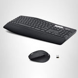 Logitech MK850 Performance Wireless Keyboard and Mouse Combo for Windows, macOS & ChromeOS, Bluetooth & 2.4 GHz USB Receiver, Full-Size Ergonomic Keyboard, Multi-Device, Cushioned Palm Rest – Graphite