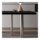 zhongxlla Standing Desk, Modern Office Executive Desk with Drawers, Spacious Black Writing PC Workstation